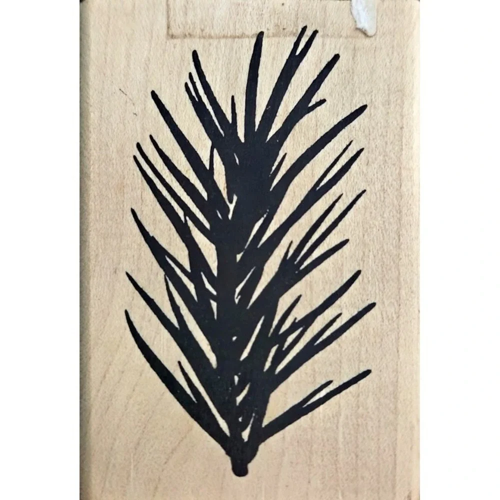 JudiKins Pine Branch 1910F Plant Branch 3X2 Rubber Stamp #Q89